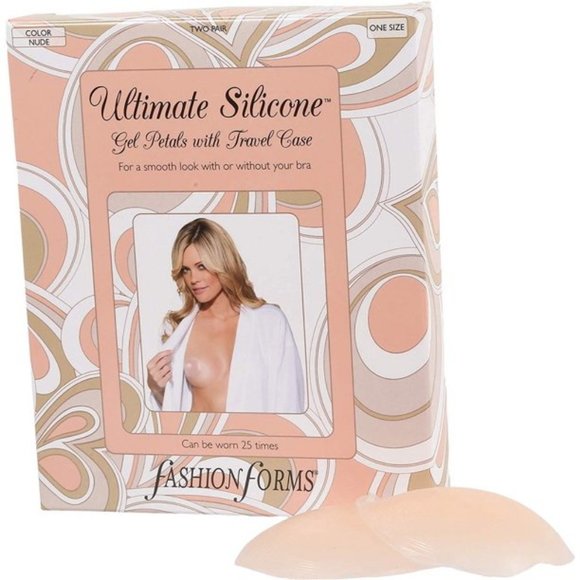 Ultimate Silicone Gel Breast Petals with Case Natural Color fits all NWT - Picture 1 of 7